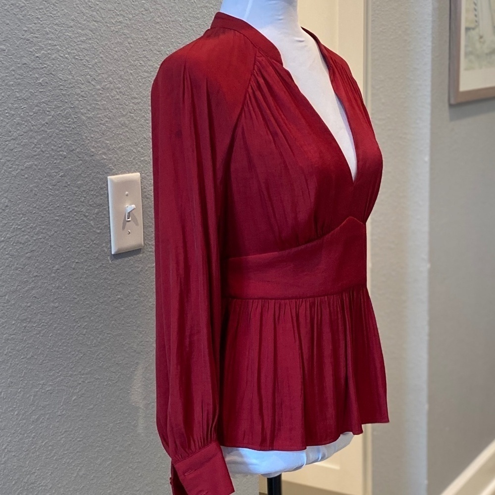 New Banana Republic Poplin Blouse NWOT - Picture 5 of 10